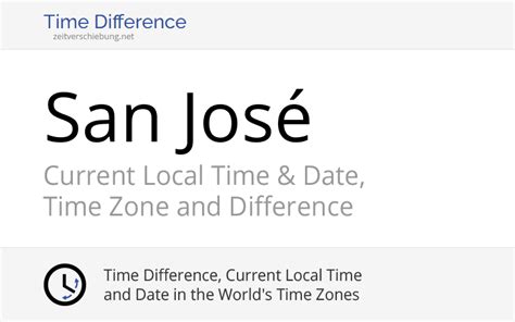 Manila and San Jose (Costa Rica) time difference.